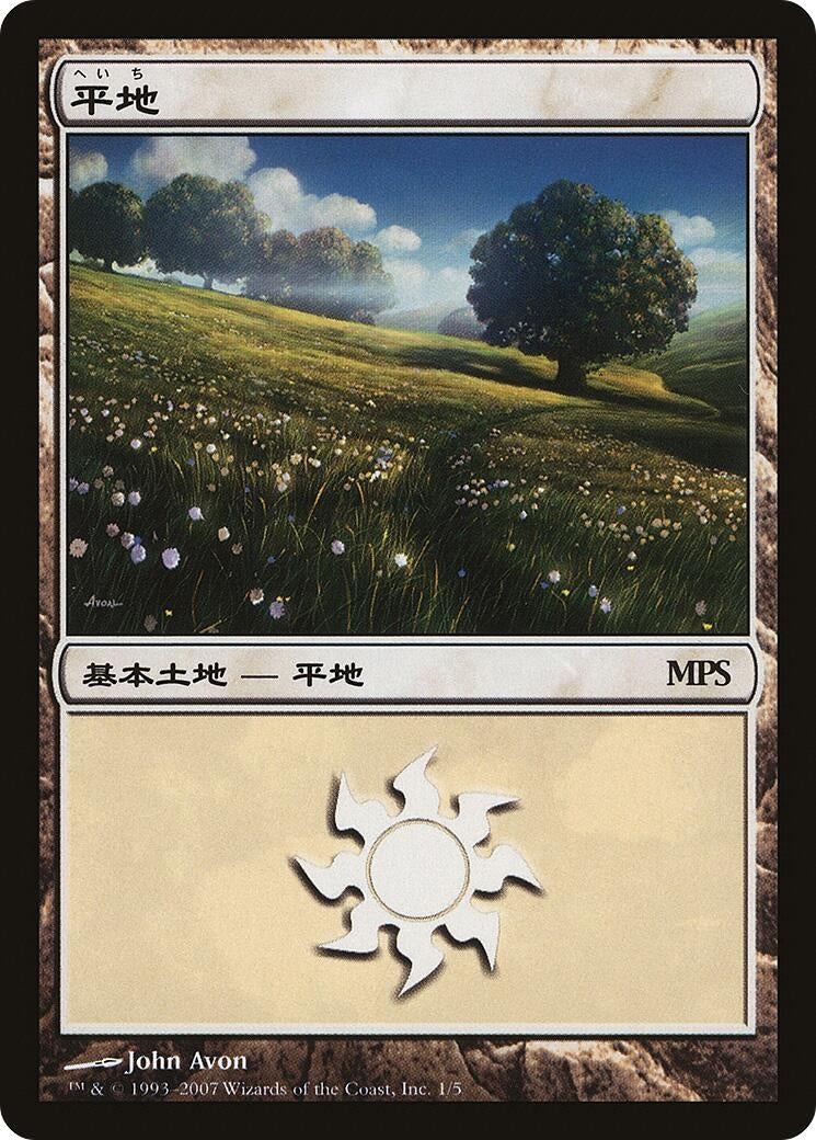 Image for Plains (2007) (1) (PREM) - Magic: The Gathering