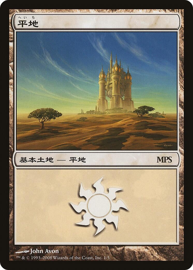 Image for Plains (2008) (1) (PREM) - Magic: The Gathering