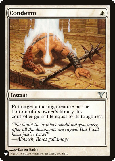 Condemn (8/180) (LIST)