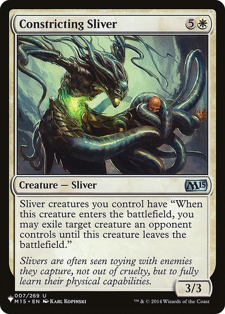 Constricting Sliver (007/269) (LIST)