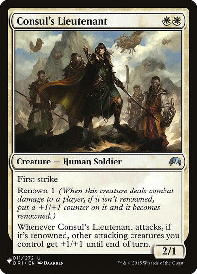 Consul's Lieutenant (011/272) (LIST)