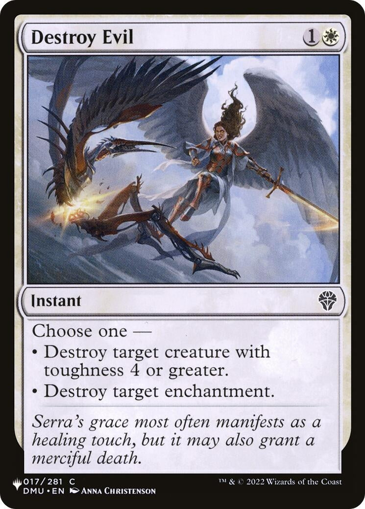Destroy Evil (017/281) (LIST)