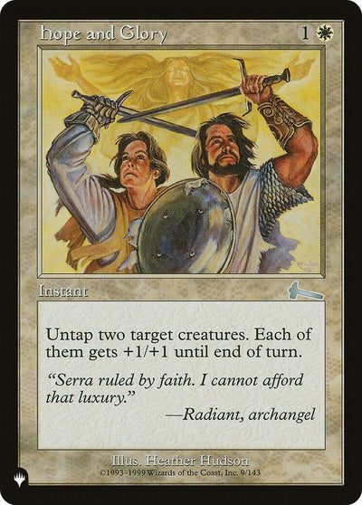 Hope and Glory (9/143) (LIST)