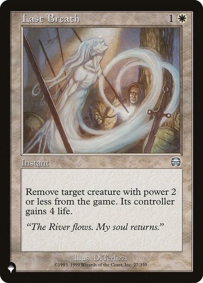 Last Breath (27/350) (LIST)