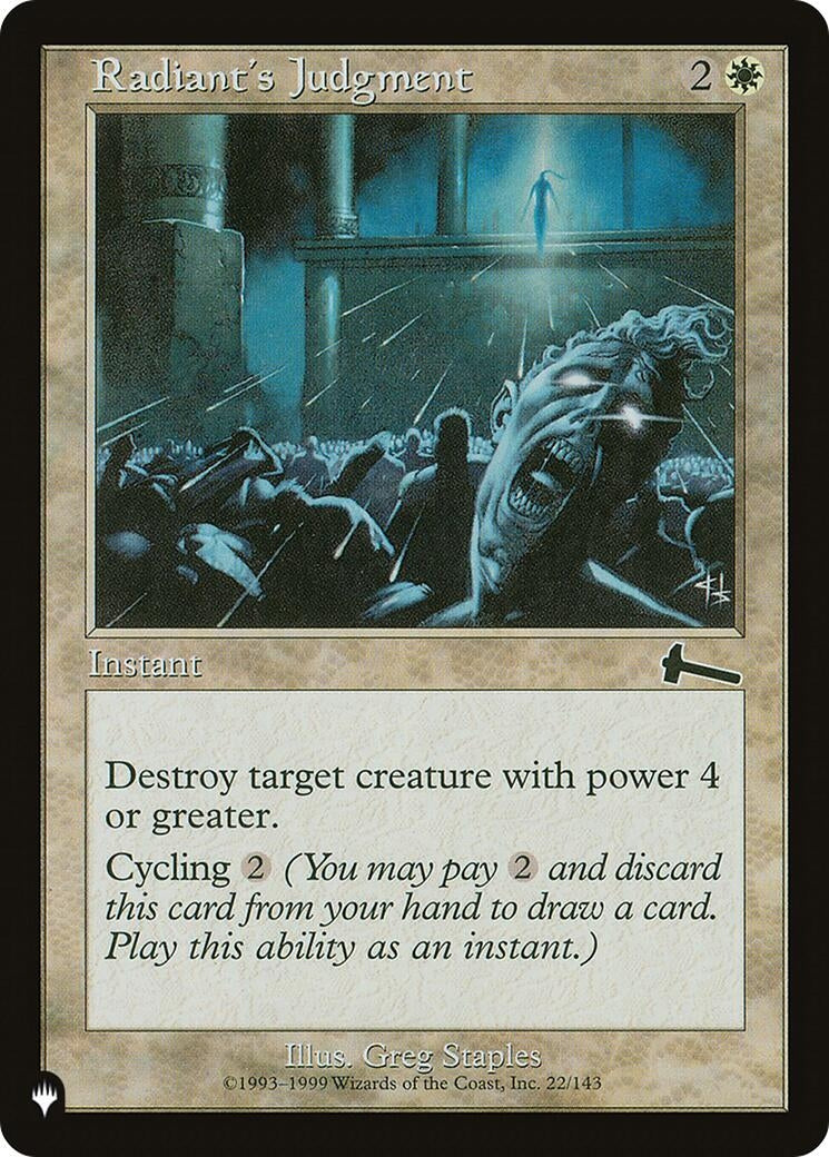 Radiant's Judgment (22/143) (LIST)