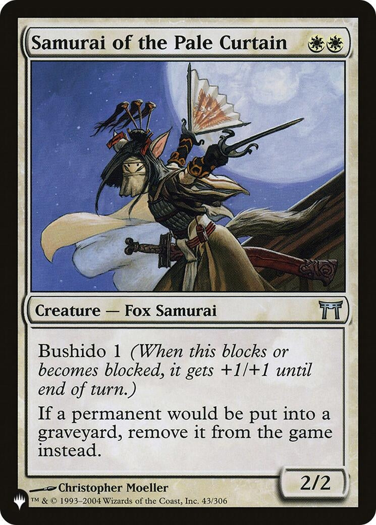 Samurai of the Pale Curtain (43/306) (LIST)