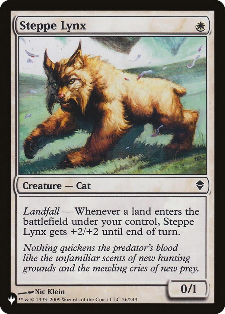 Steppe Lynx (36/249) (LIST)
