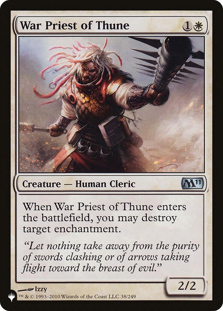 War Priest of Thune (38/249) (LIST)
