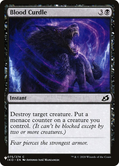 Blood Curdle (075/274) (LIST)