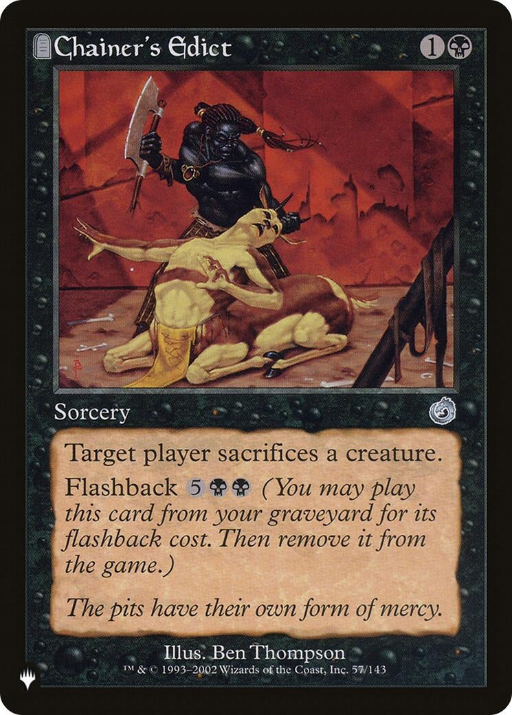 Chainer's Edict (57/143) (LIST)