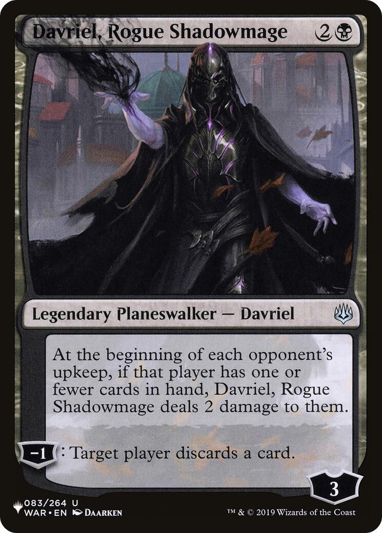 Davriel, Rogue Shadowmage (083/264) (LIST)