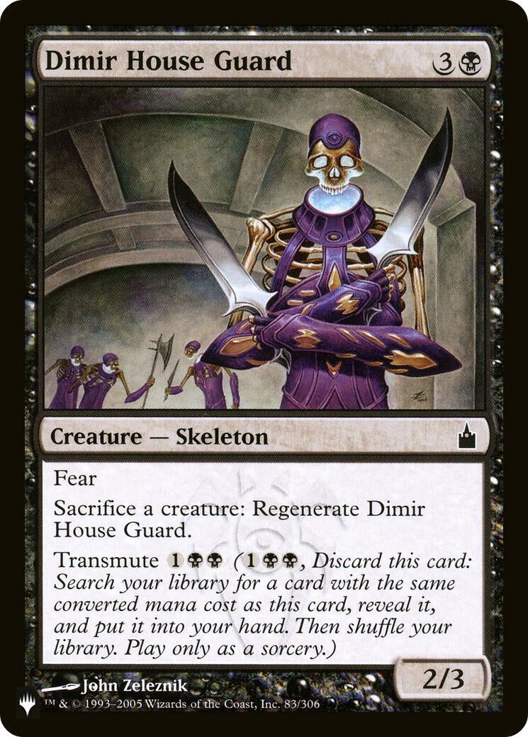 Dimir House Guard (83/306) (LIST)