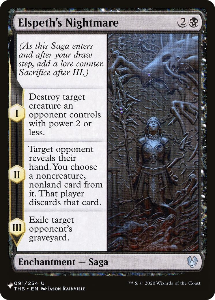 Elspeth's Nightmare (091/254) (LIST)