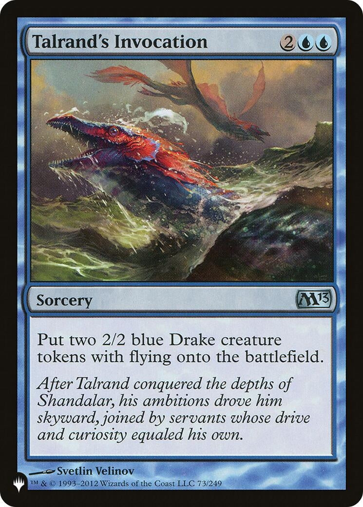 Talrand's Invocation (73/249) (LIST)