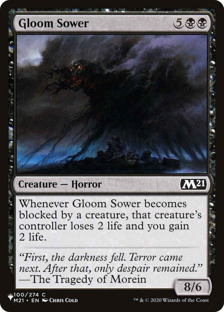 Gloom Sower (100/274) (LIST)