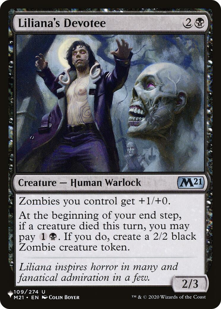 Liliana's Devotee (109/274) (LIST)