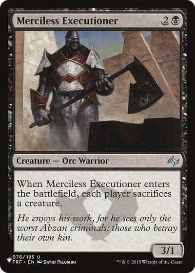 Merciless Executioner (076/185) (LIST)