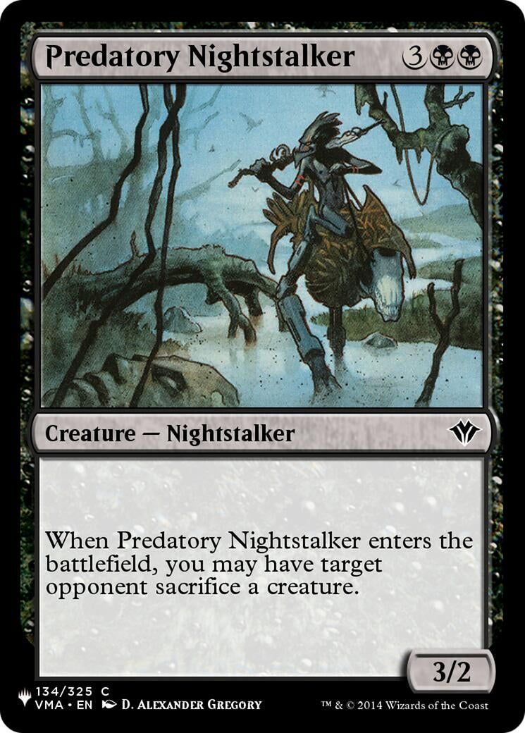 Predatory Nightstalker (134/325) (LIST)