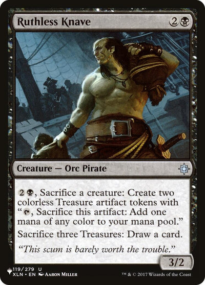 Ruthless Knave (119/279) (LIST)