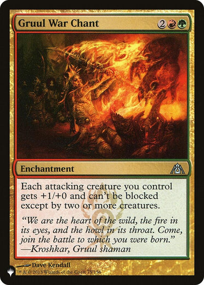 Gruul War Chant (75/156) (LIST)