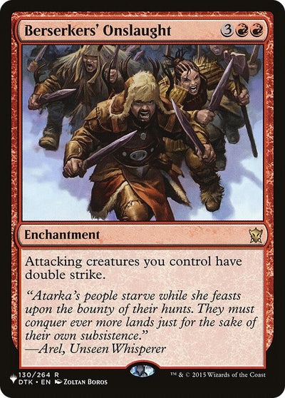 Berserkers' Onslaught (130/264) (LIST)