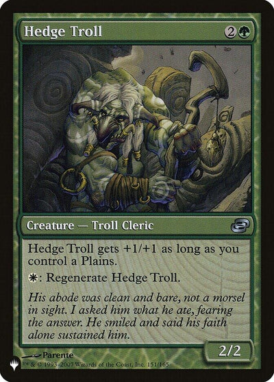 Hedge Troll (151/165) (LIST)