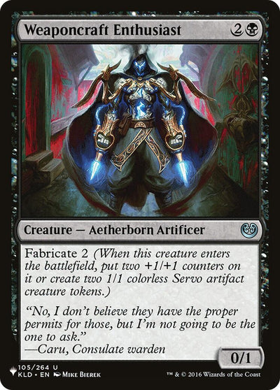 Weaponcraft Enthusiast (105/264) (LIST)