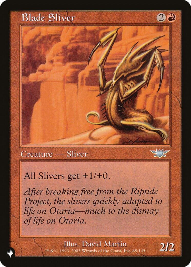 Blade Sliver (88/145) (LIST)