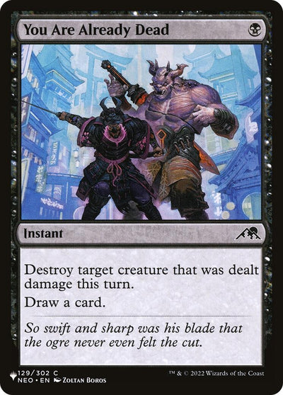 You Are Already Dead (129/302) (LIST)