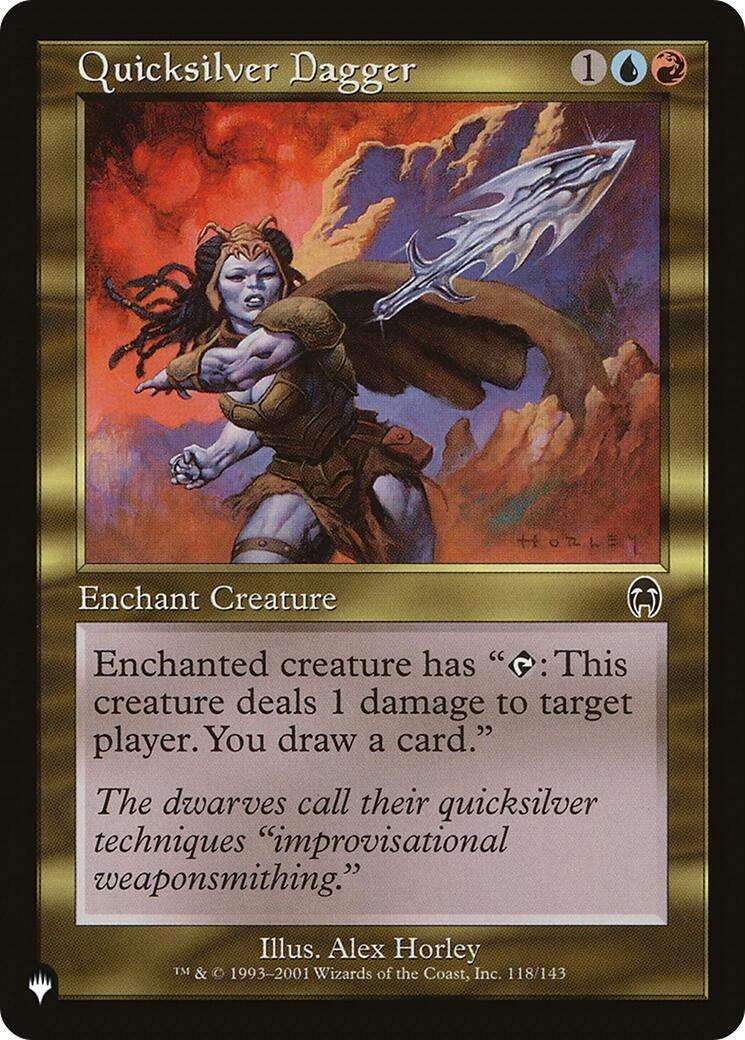 Quicksilver Dagger (118/143) (LIST)