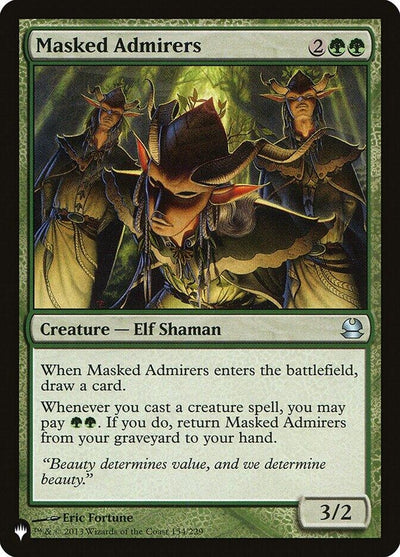 Masked Admirers (154/229) (LIST)