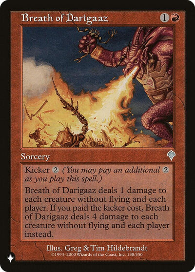Breath of Darigaaz (138/350) (LIST)