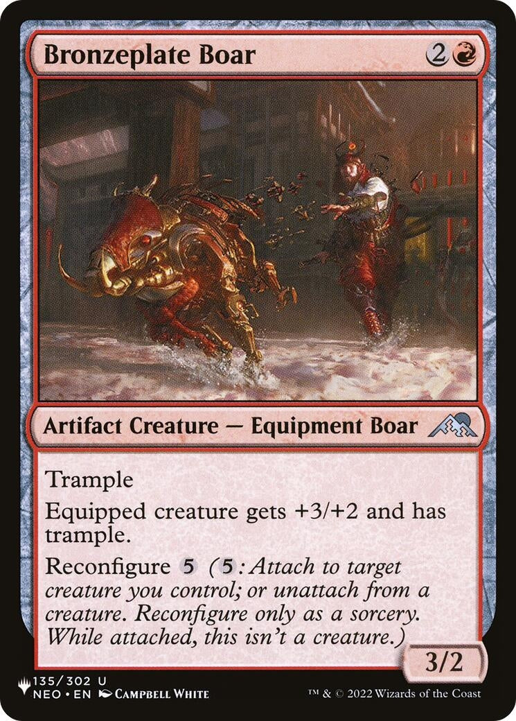 Bronzeplate Boar (135/302) (LIST)