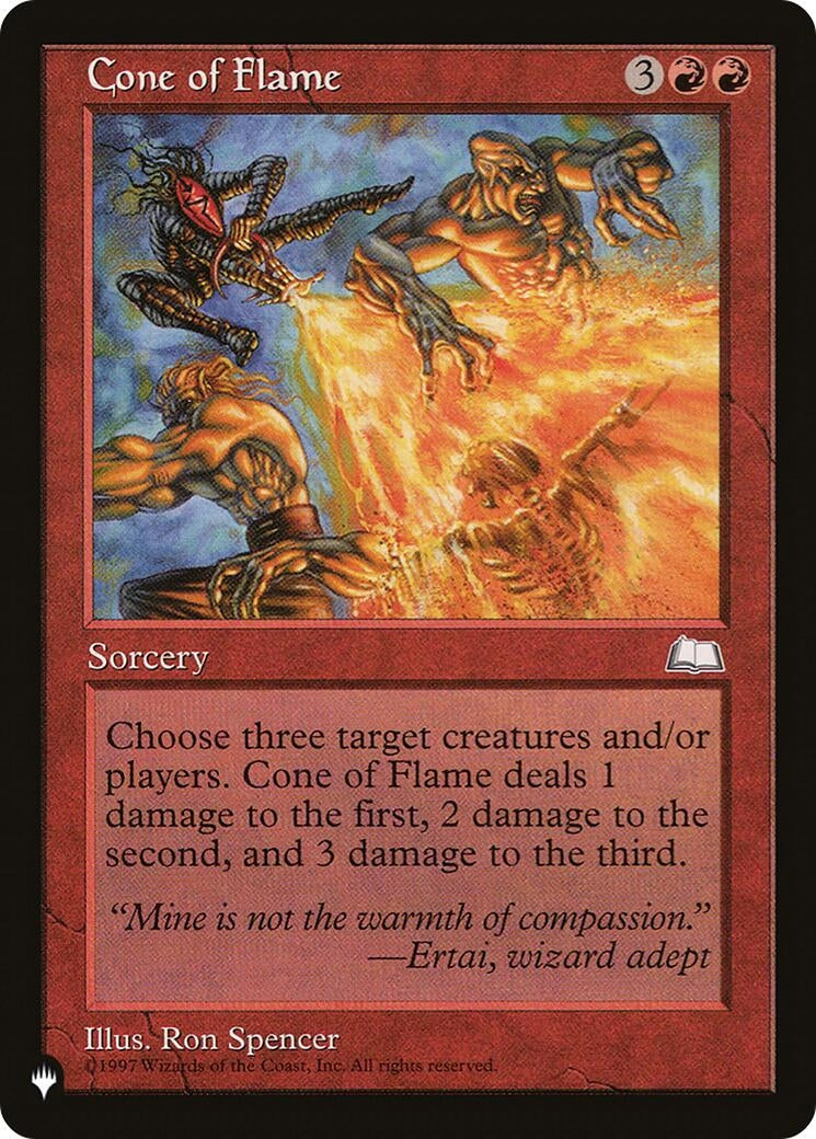 Cone of Flame (LIST)