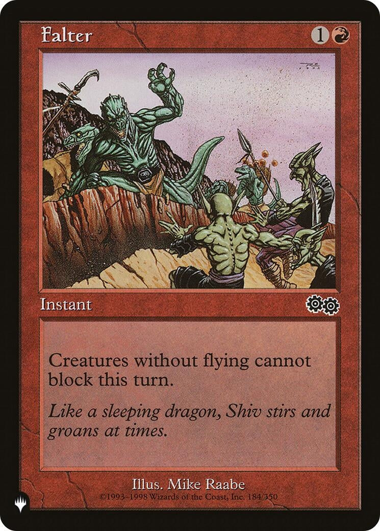 Falter (184/350) (LIST)