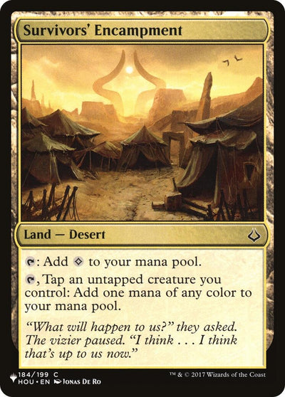Survivors' Encampment (184/199) (LIST)