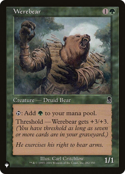Werebear (282/350) (LIST)