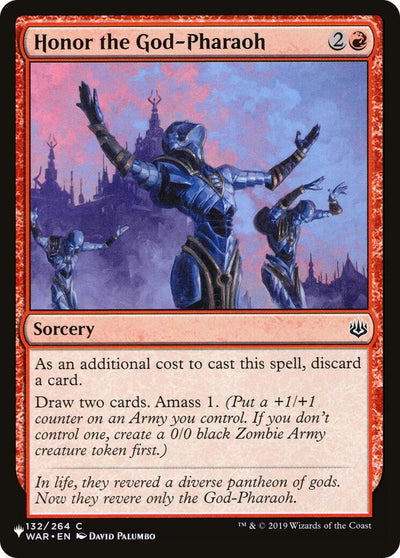Honor the God-Pharaoh (132/264) (LIST)
