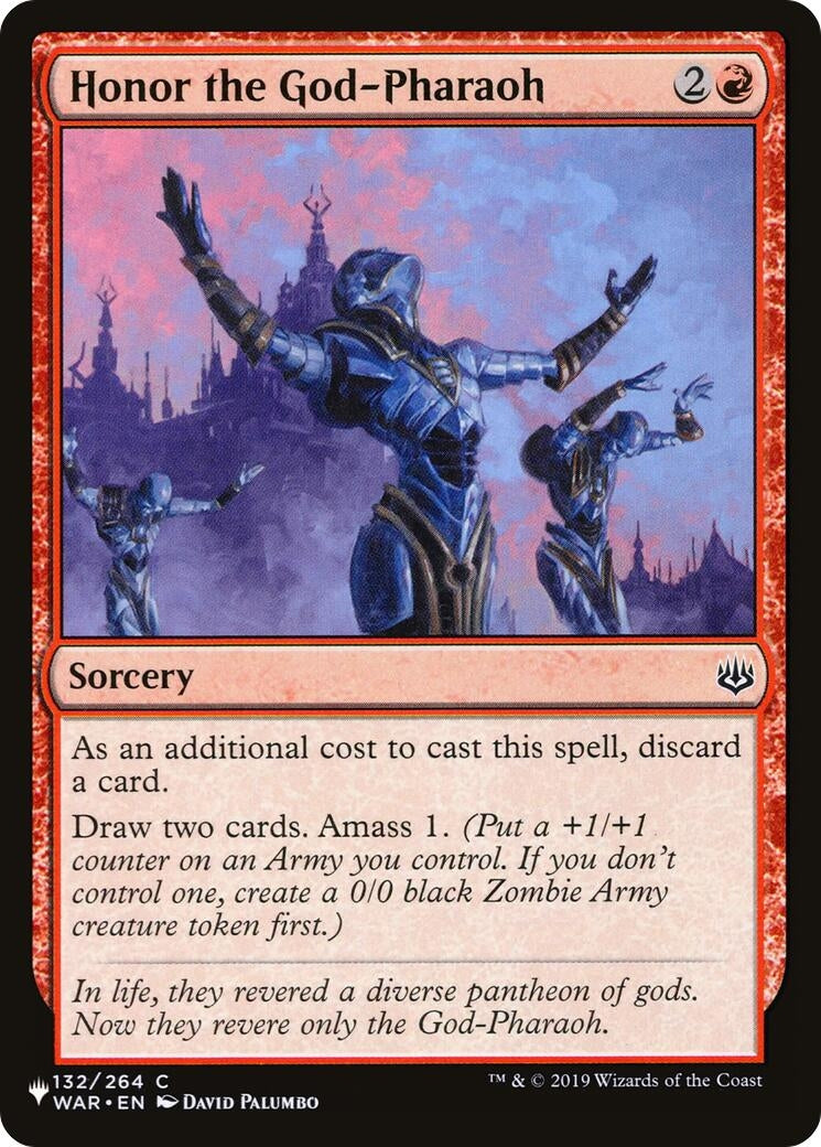 Honor the God-Pharaoh (132/264) (LIST)