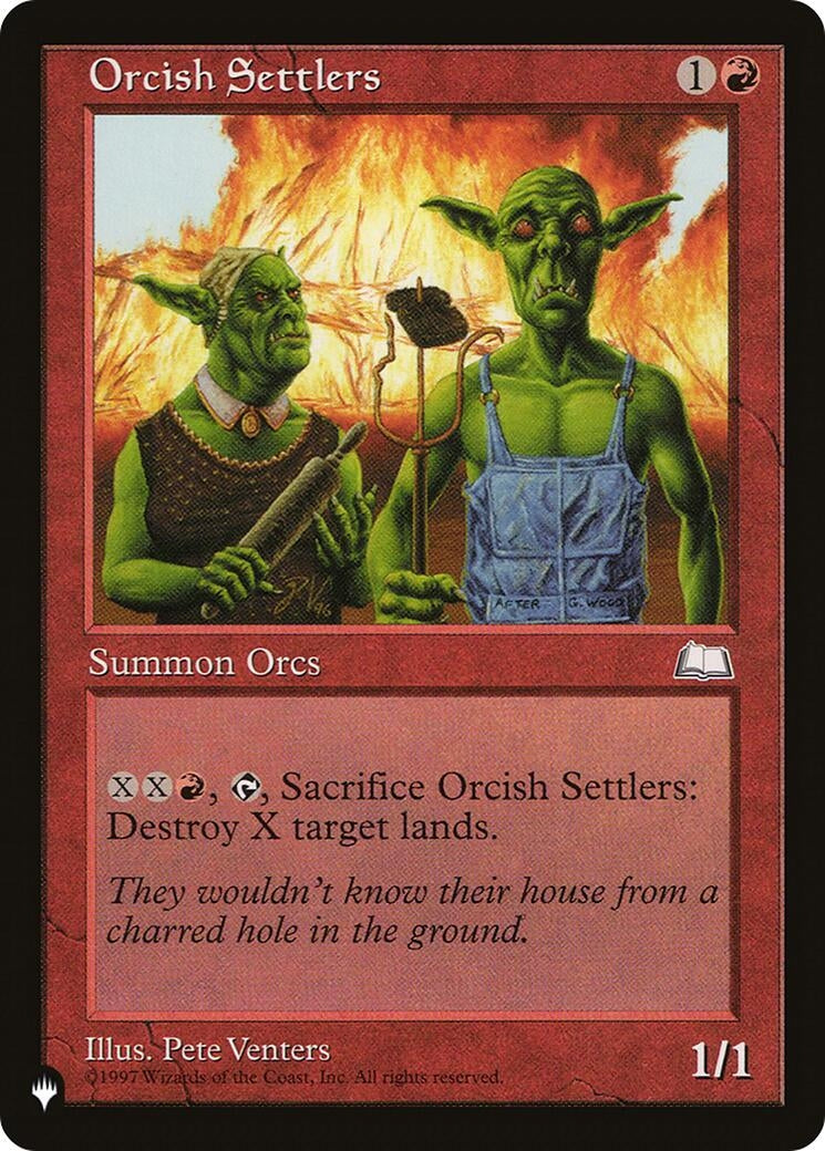 Orcish Settlers (LIST)
