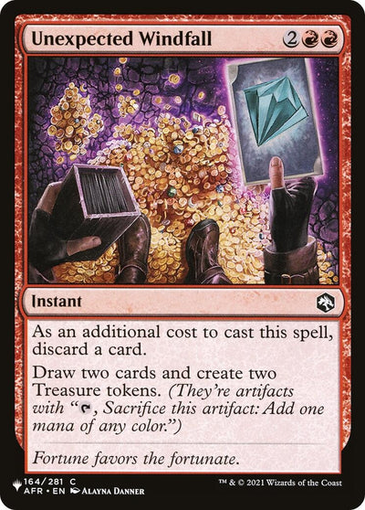 Unexpected Windfall (164/281) (LIST)