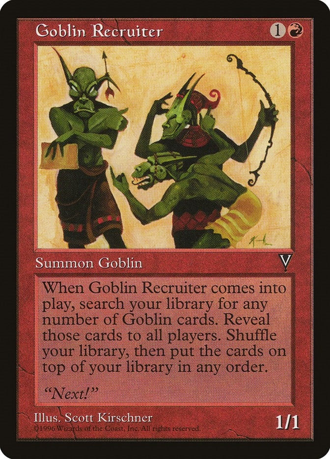Goblin Recruiter (VIS) French