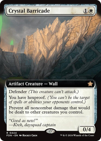 Crystal Barricade (Extended Art) (444) (FDN)