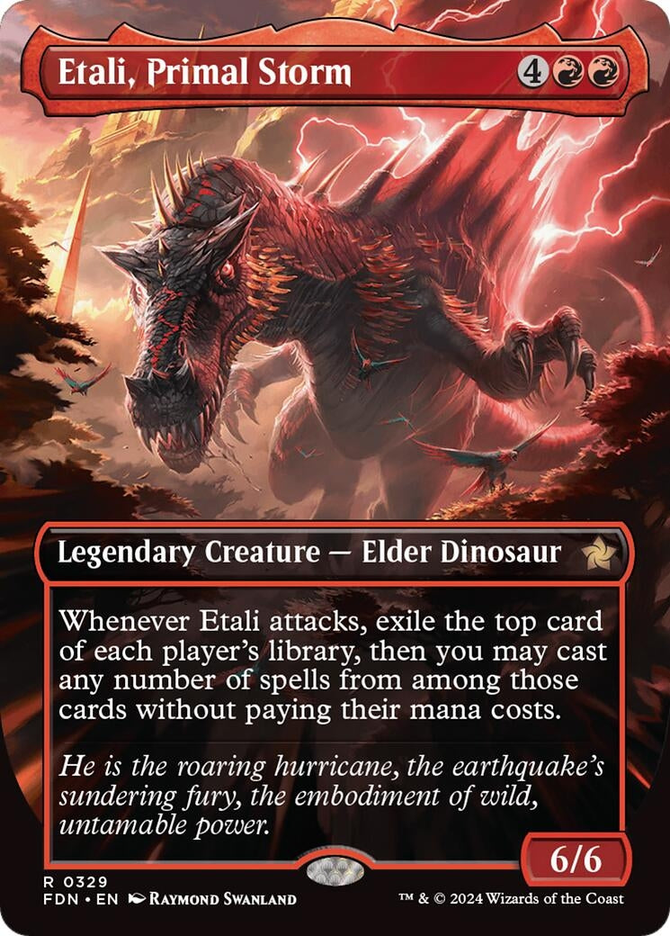 Image for Etali, Primal Storm (Borderless) (329) (FDN) - Magic: The Gathering
