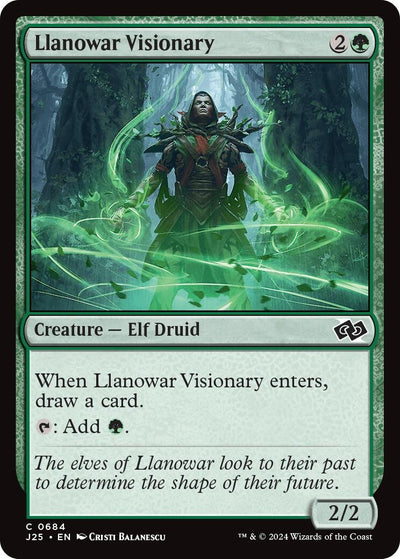 Llanowar Visionary (684) (J25)