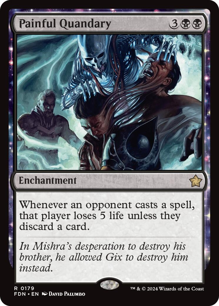 Image for Painful Quandary (179) (FDN) - Magic: The Gathering