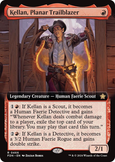 Kellan, Planar Trailblazer (Extended Art) (466) (FDN)