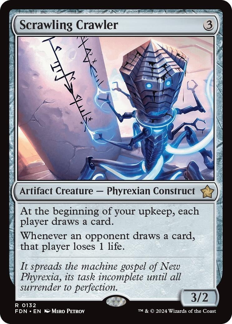 Image for Scrawling Crawler (132) (FDN) - Magic: The Gathering