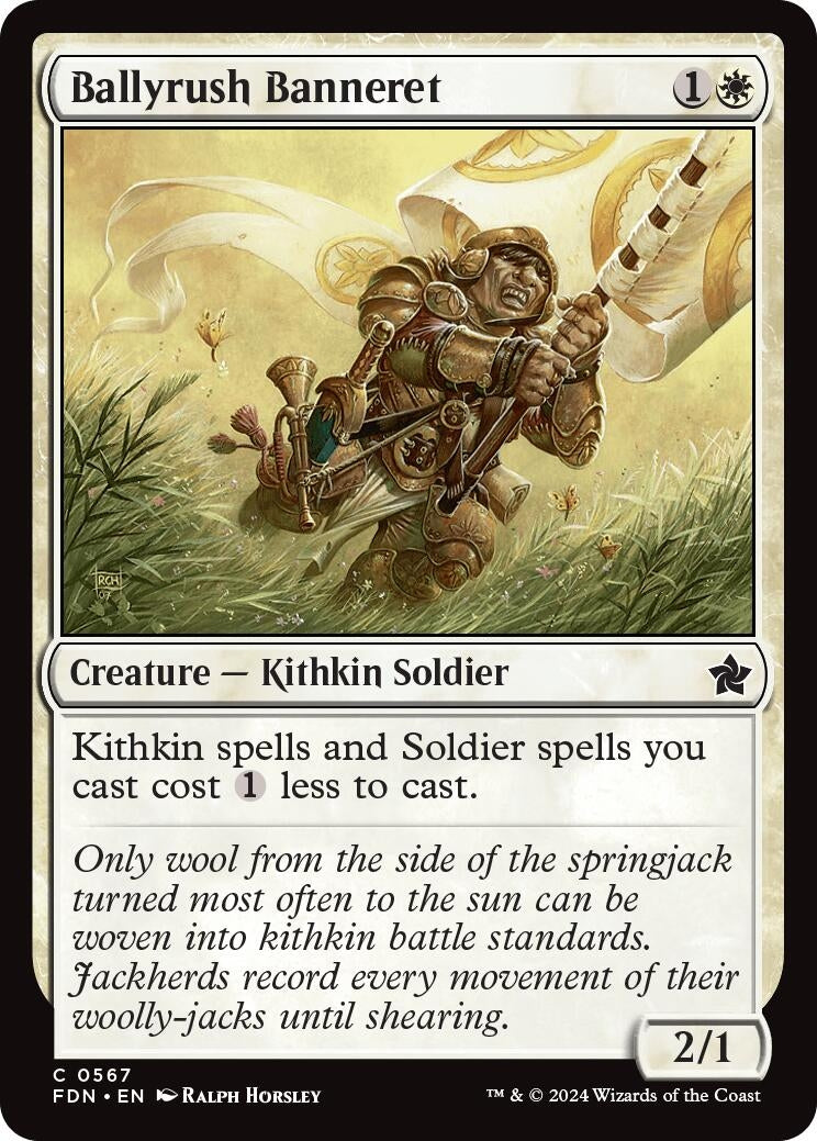 Image for Ballyrush Banneret (567) (FDN) - Magic: The Gathering
