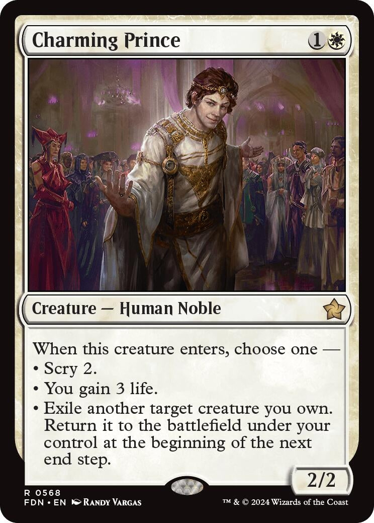 Image for Charming Prince (568) (FDN) - Magic: The Gathering